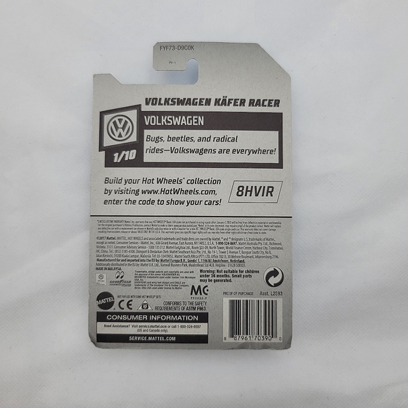 Hot Wheels Volkswagen Käfer Racer VOLKSWAGEN - Picture 2 of 2
